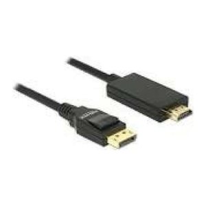 DELOCK Displayport Kabel DP -> HDMI St/St 4K 2.00m schwarz