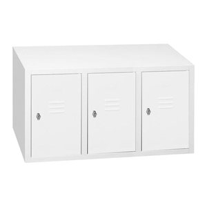 Aufsatzschrank für Spinde – mit Drehriegelschloss (900 x 500 x 500 mm)