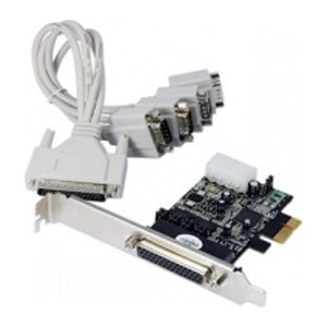 Longshine Controller PCIe 4x Seriell powered (RS232C) bulk