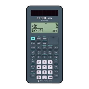 TEXAS INSTRUMENTS TI-30X Prio MathPrint™ Wissenschaftlicher Taschenrechner anthrazit