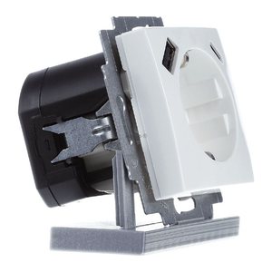 BUSCH-JAEGER 20 EUCB2USBAC-914 Steckdose mit USB-Anschluss, 1 St.