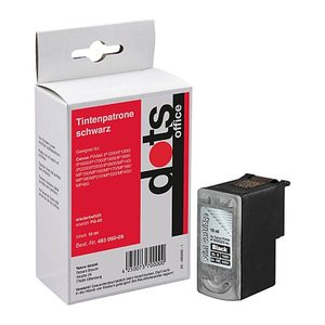 dots  schwarz Druckerpatrone kompatibel zu Canon PG-40