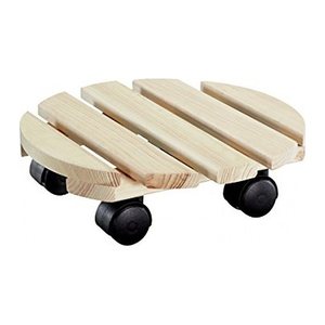 WAGNER® design yourself Pflanzenroller COUNTRY GH 0182 Holz, Ø 30,0 cm hellbraun rund, 1 St.