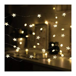 goobay 20er Sterne LED Lichterkette transparent 2,2 m, 1 St.
