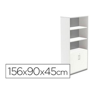 rocada Regalschrank, 1057AW04 weiß 90,0 x 45,0 x 156,0 cm, 1 St.