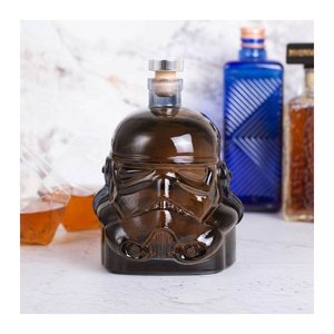 ThumbsUp! Karaffe "Stormtrooper" Glas 750ml Korken schwarz