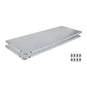 SCHULTE Fachboden für Schwerlastregal Z1 silber 100,0 x 30,0 cm, 2 St.