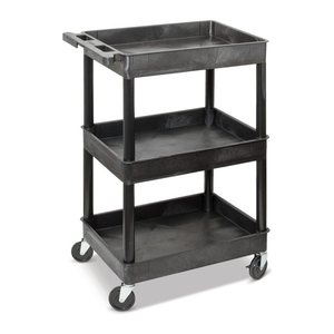 LUXOR Etagenwagen grau 61,0 x 46,0 x 98,0 cm