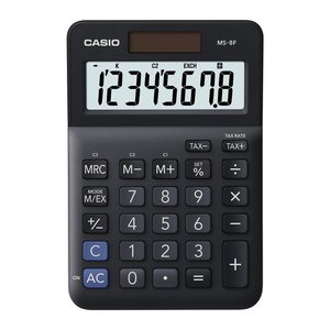 CASIO MS-8F Tischrechner schwarz