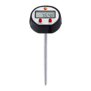 testo Mini Kerntemperatur-Lebensmittelthermometer schwarz, 1 St.
