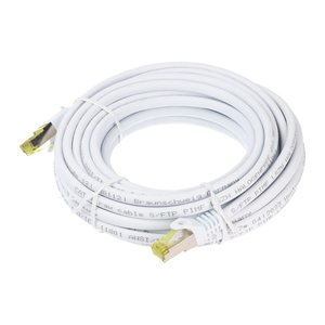 goobay RJ-45 Netzwerkkabel 1,5 m weiß bis zu 10,00 Gbit/Sek. bis zu 500 MHz, 1 St.