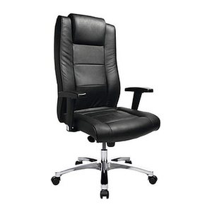 Topstar Chefsessel Chairman® 10, NS29T A80 Leder schwarz, Gestell chrom