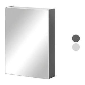 MÖBELPARTNER Spiegelschrank Basic 146427 weiß glanz 50,0 x 15,9 x 70,7 cm