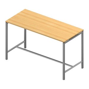 Quadrifoglio Stehtisch Creo buche rechteckig, 4-Fuß-Gestell alu, 180,0 x 80,0 x 107,0 cm