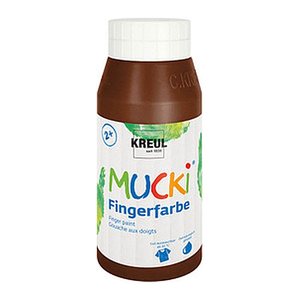 KREUL MUCKI Fingerfarbe braun 750,0 ml, 1 St.