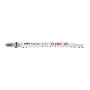 BOSCH EXPERT ‘Hardwood 2-side clean’ T 308 BF Stichsägeblätter, 3 St.