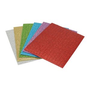 folia Moosgummi MOSAIK GLITTER mehrfarbig 1.596 St.