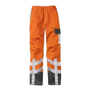 KÜBLER® unisex Warnschutzhose PSA SAFETY X7 warnorange, anthrazit Größe 58