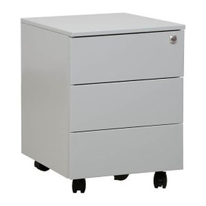 Gürkan Rollcontainer lichtgrau 3 Auszüge 39,0 x 59,0 x 55,0 cm