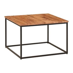 WOHNLING Couchtisch quadratisch Massivholz akazie 60,0 x 60,0 x 41,0 cm, 1 St.