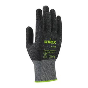 uvex unisex Schnittschutzhandschuhe C300 dry anthrazit Größe 8, 1 Paar