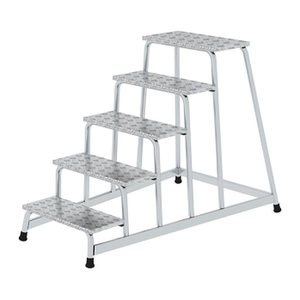 MUNK Montagetritt 50035 silber 5 Stufen, H: 100,0 cm