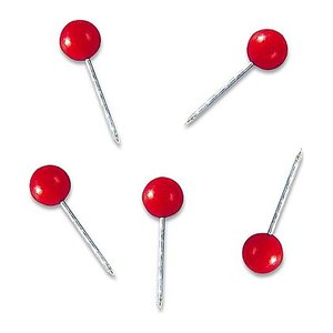 WEDO Markierungs-Nadeln 6 x 16 mm 100er SB-Dose Rot