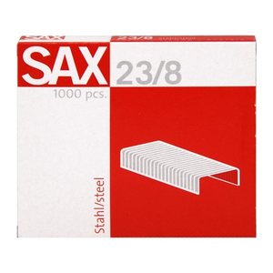sax design Heftklammern 23/8, 1.000 St.