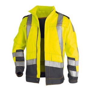 KÜBLER® unisex Warnjacke PSA SAFETY X7 warngelb, anthrazit Größe 27