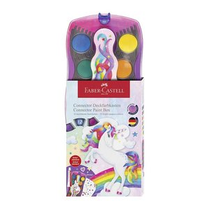 FABER-CASTELL Einhorn Wasserfarbkasten 12 Farben