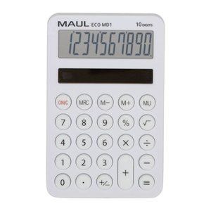 MAUL ECO MD 1 Taschenrechner weiß