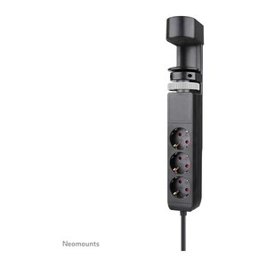 Neomounts DS22-840BL6 3-fach Tischsteckdose 1,4 m schwarz mit USB-Buchse