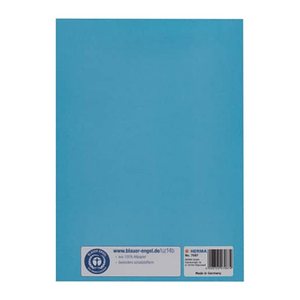 HERMA Heftumschlag glatt hellblau Papier DIN A5, 1 St.