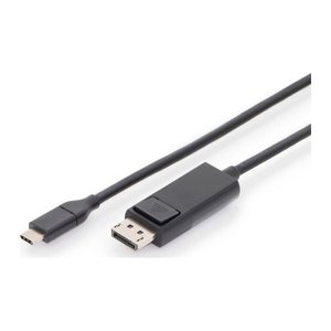 DIGITUS USB-C/DisplayPort Kabel AK-300333-020-S 2,0 m schwarz, 1 St.
