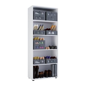 VCM my home Schuhregal Vandol I weiß 71,0 x 37,0 x 180,0 cm, 1 St.