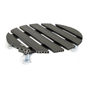WAGNER® design yourself Pflanzenroller WPC GH 0565 Kunststoff, Ø 50,0 cm anthrazit rund, 1 St.