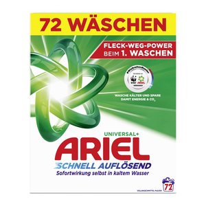 ARIEL UNIVERSAL+ PULVER Waschmittel Pulver, 3,6 kg