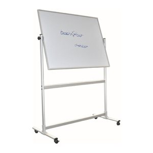 FRANKEN mobiles Whiteboard 220,0 x 120,0 cm weiß emaillierter Stahl
