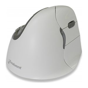 BAKKER ELKHUIZEN Evoluent 4 Bluetooth Maus ergonomisch kabellos weiß