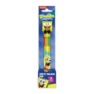 BlueSky Mehrfarben-Kugelschreiber SpongeBob - Stift gelb, Schreibfarbe: farbsortiert, 1 St.
