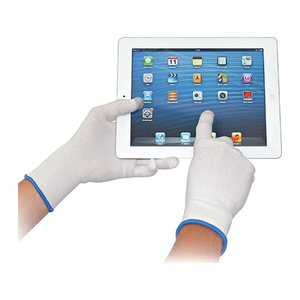 HYGOSTAR unisex Arbeitshandschuhe Ultra Flex Touch weiß Größe 9, 12 Paar