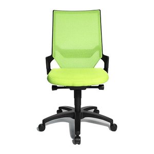 Topstar Bürostuhl Autosynchron®-1, AU1000 T35 Stoff grün, Gestell schwarz