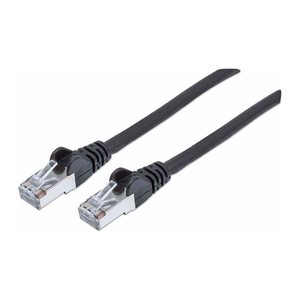 INTELLINET Patchkabel Cat6a-Stecker/Cat7-Rohkabel 0,5m sw