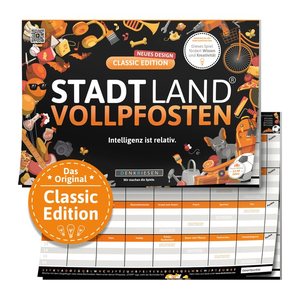 STADT LAND VOLLPFOSTEN - CLASSIC EDITION - DIN A4