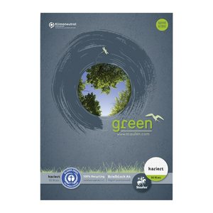 Staufen® Briefblock green DIN A4 kariert Lineatur 22, 1 Block