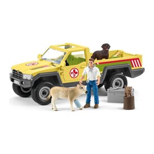 Schleich® Farm World 42503 Tierarztbesuch auf dem Bauernhof Spielfiguren-Set