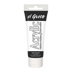 KREUL el Greco Acrylfarbe titanweiß 75,0 ml, 1 St.