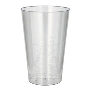 STARPAK Einweg-Trinkbecher glasklar 0,4 l, 50 St.