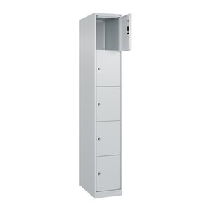 CP Schließfachschrank Classic Plus lichtgrau 080000-105 S10008, 5 Schließfächer 30,0 x 50,0 x 185,0 cm