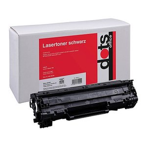 dots  schwarz Toner kompatibel zu Canon 728 BK